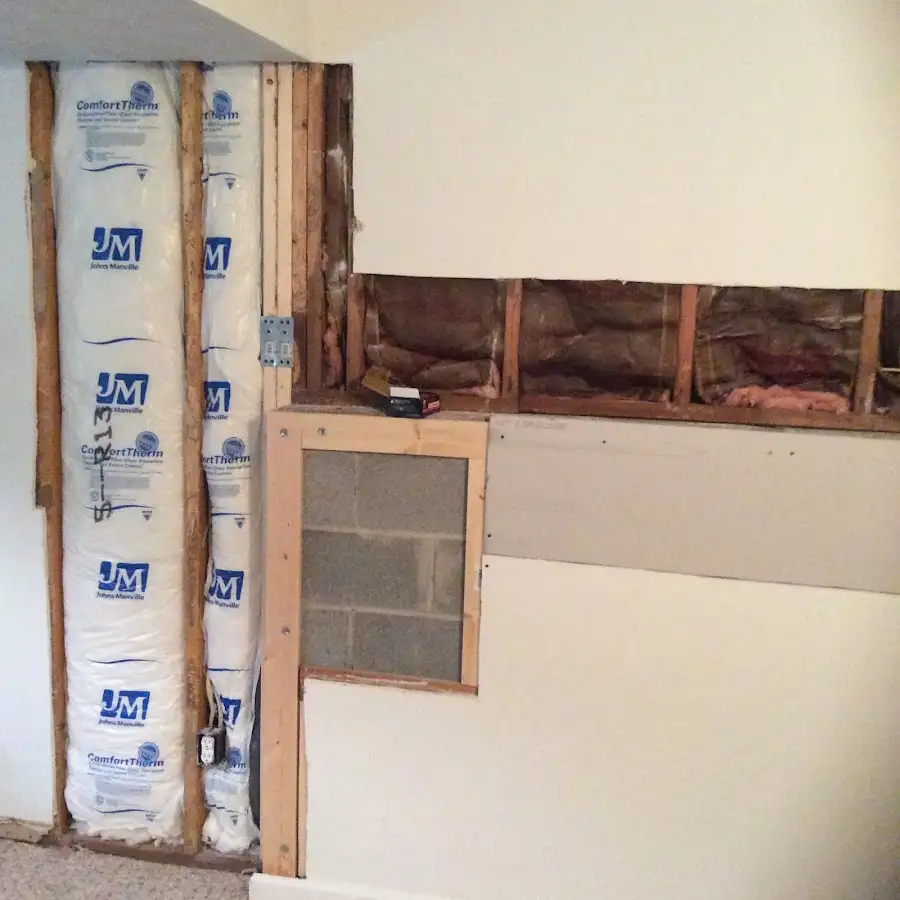 Wall insulation replacement during Contents Cleaning & Restoration in West Pleasant View